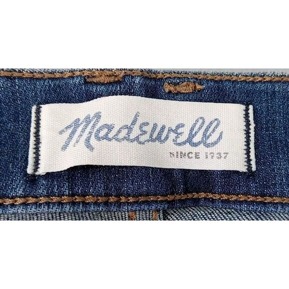 Madewell‎ Jeans Womens Sz 31 Blue Mid Rise Skinny Ankle Denim - Picture 6 of 9